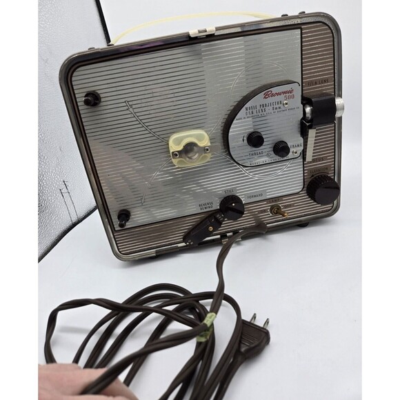 Vintage Kodak Brownie 500 Electric Movie Projector Reel WORKS Has Working Bulb - Picture 10 of 17